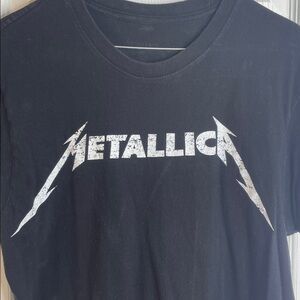 Metallica Black Logo Tee